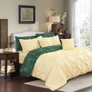 Bedding Comforter Set 10-Piece Digital Print Quilted | King Size 240x260 cm | Soft Microfiber Fabric | Stylish & Cozy Bed Set